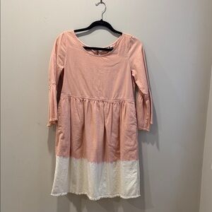 Charming Pink and White Dress